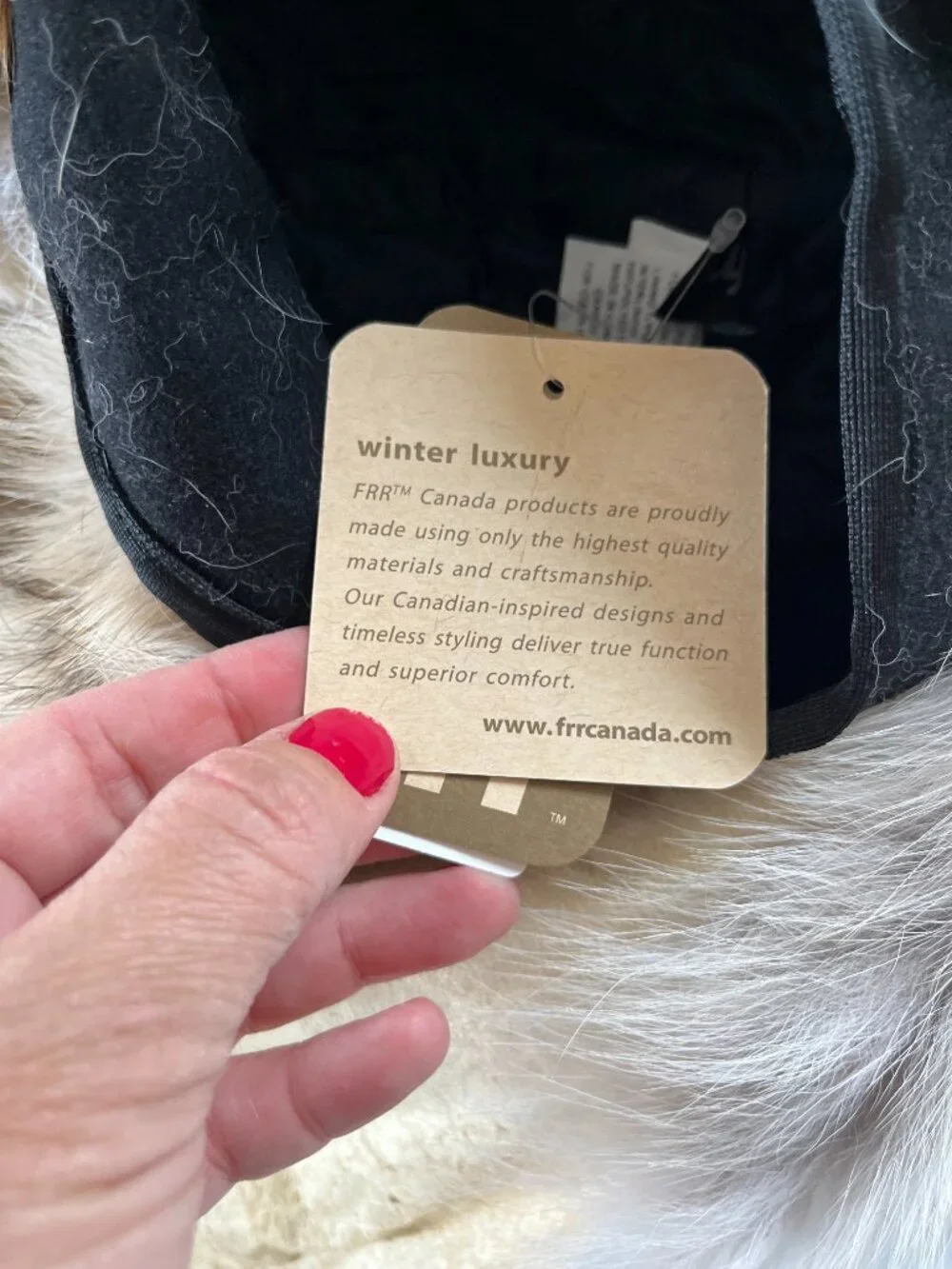 Frr Authentic Coyote Fur Hat Mens Classic Mountain Glacier Wear Genuine Luxury